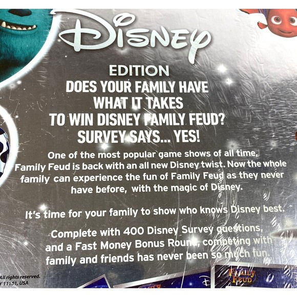 Disney Family Feud Silver Edition Family Board Game Freemantle Media Ages 6 + - Picture 8 of 9